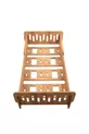 Lit pour enfant Industrial Living - cm - Lit bébé et enfant - MDF - Noyer