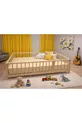 Lit pour bébé et enfant avec barreaux arrondis