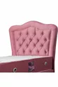 Ensemble de lit orthopédique deluxe avec tête de lit Camelli New Baza, rose