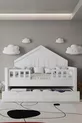 % Lit Montessori pour enfants en MDF avec tiroirs, blanc