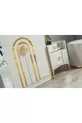 Ensemble de chambre à coucher avec base en aigue-marine et en MDF
