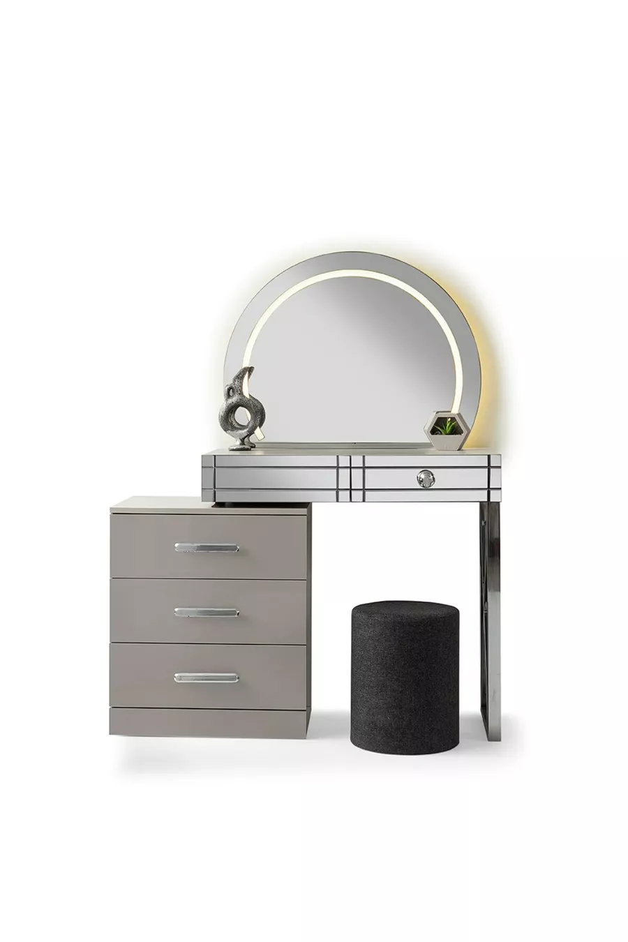 ENSEMBLE DE CHAMBRE À COUCHER HAZAL À BASE DE MDF