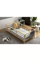 Lit pour bébés et enfants en bois naturel avec protection métallique sur les bords Yap-sa Home Aksa-montessori