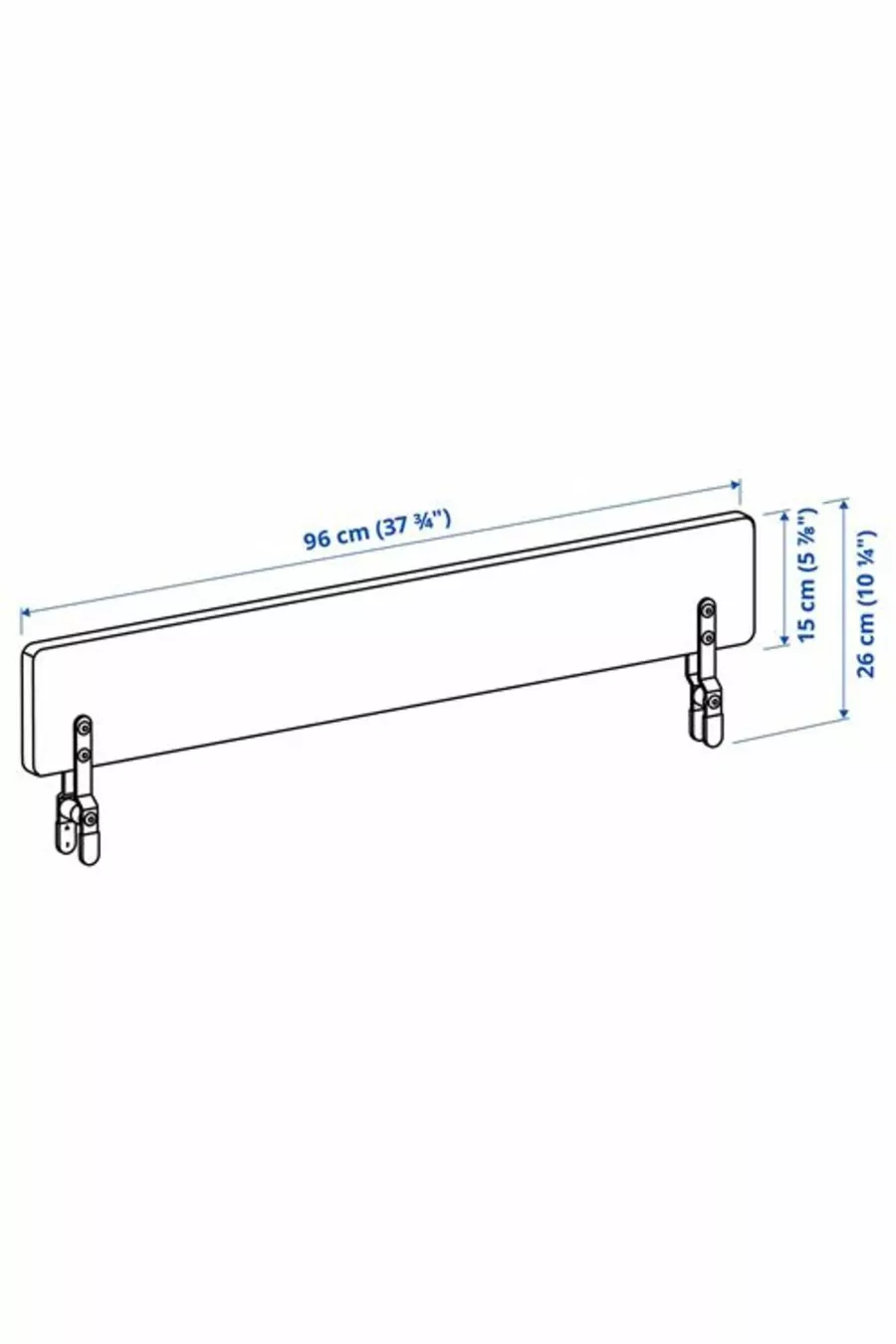 SLAKT/NATTAPA, lit simple, blanc, cm