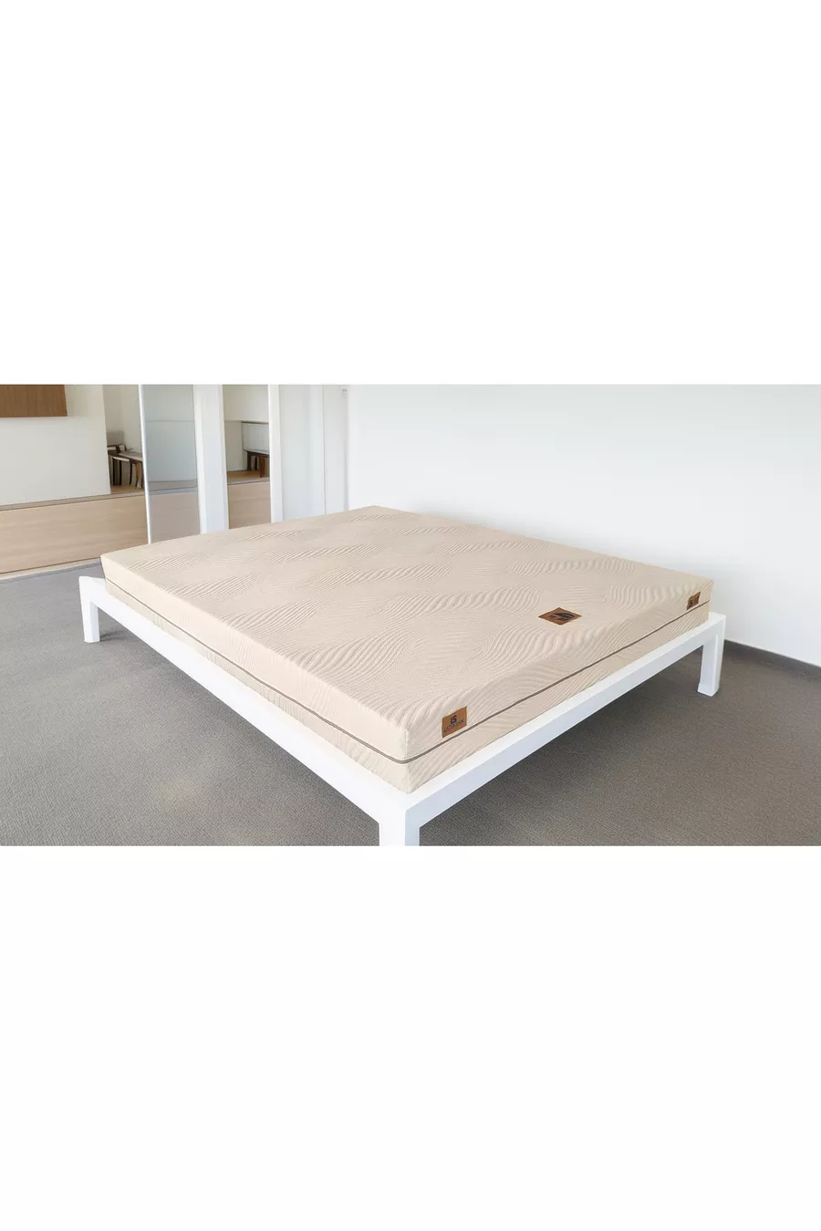 Matelas en latex naturel entièrement orthopédique avec housse lavable