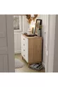 Commode à 4 tiroirs avec portes en MDF à ouverture télescopique (pieds en profilé MDF) - Blanc