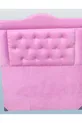 Titre DK Modèle Simple 'taille' Tissu en Plume de Poulain Rose Fait Main