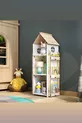 Bibliothèque Montessori en bois pour chambre d’enfant Roofy à 9 étagères, style scandinave