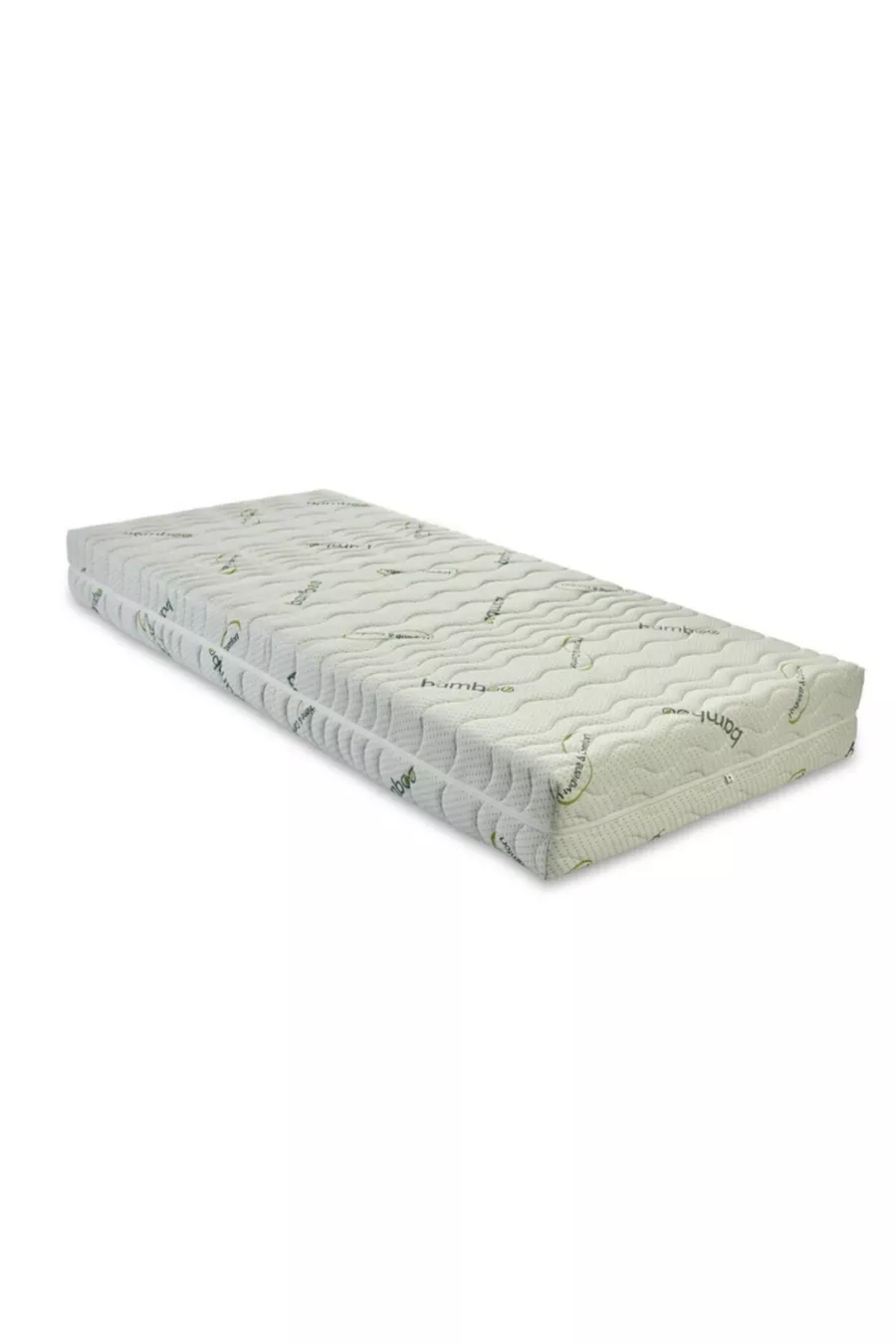 Matelas orthopédique en visco à fermeture éclair en bambou