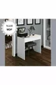 Table de maquillage MDF Arya Novella Mode avec tiroirs, blanche