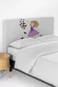 Housse de tête de lit pour lit avec coffre pour chambre d'enfant fille avec papillons