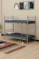 Damla Classic () Lits superposés et cadre de lit gris