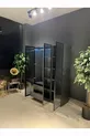 Armoire modulable Esla avec 3 portes vitrées,  % MDF (installation incluse)