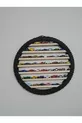 Étagère murale en forme de roue avec lumière jaune, décoration en bois, parking pour enfants en caoutchouc, lampe de nuit éducative Montessori