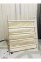 Bibliothèque Montessori pour enfants et bébés, éducative et portable, 4 étagères en tissu
