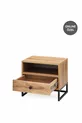 Table de chevet Kalinsta - Noyer