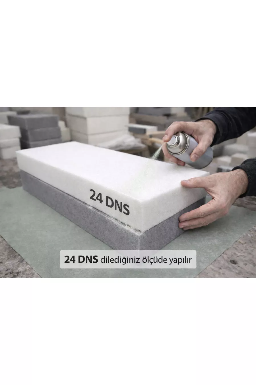 Mousse orthopédique, sans housse, épaisseur 5 cm, douce (veuillez nous contacter pour les commandes spéciales)