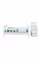 Lit superposé Ranza, Diva MDF Profil séparables 3 lits superposés avec 3 matelas Comfort