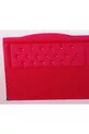 Titre DK Double  Rouge Tissu Baby Face Rembourré Matelassé Fait Main