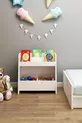 Bibliothèque Polyvalente Pikas Montessori  Cm Blanc en Aggloméré Classique  Cm