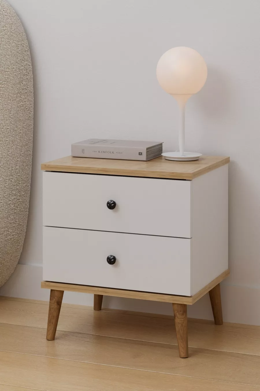 Ensemble de 2 tables de chevet Saga