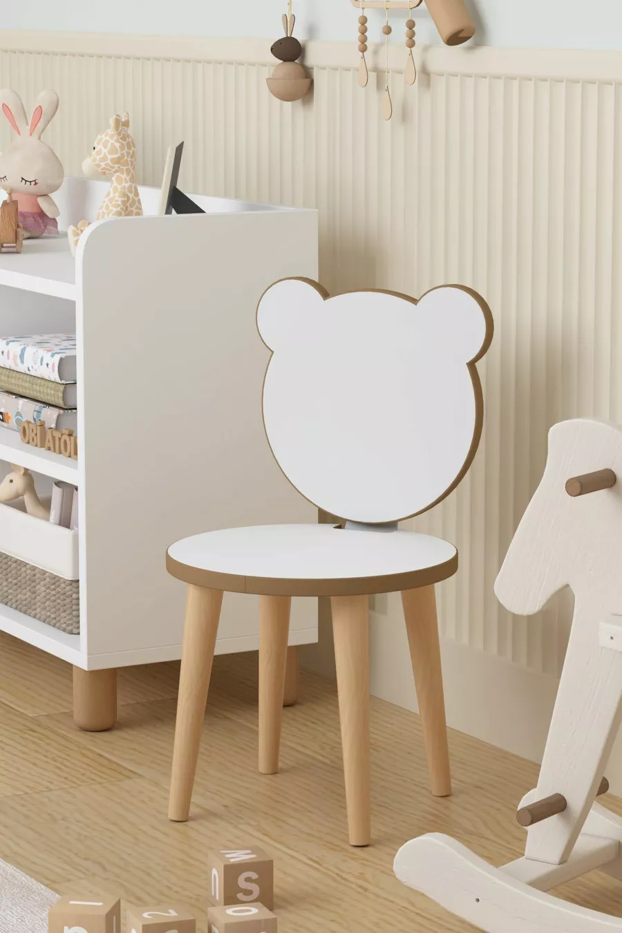 Table d'activité avec rouleau de papier à dessin, bureau pour enfants, armoire à jouets