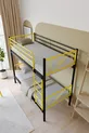 Lits superposés en métal premium Mix Compatible avec matelas Jaune Séparable Lit superposé