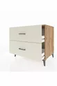 Commode Kronos à 2 tiroirs Pin-Pierre d'Agate