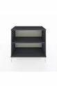 Commode Hyperion à une seule étagère Anthracite-Anthracite