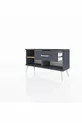 Commode Arges à une étagère et un tiroir Anthracite-Pin/Anthracite
