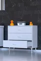 SÖKE, Armoire de salle de bain multifonctions à 3 tiroirs sur pied (différentes options de largeur)