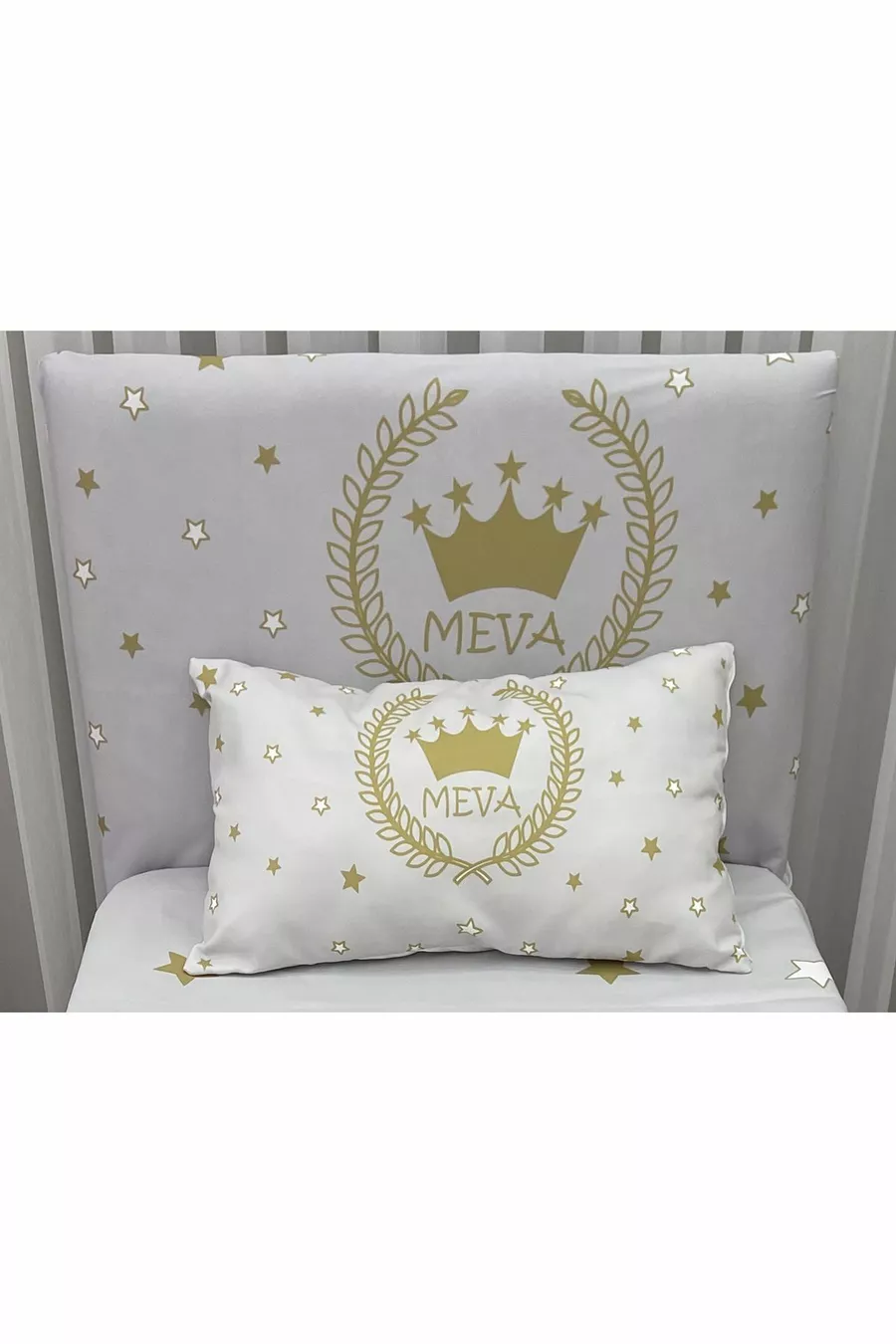 Housse de tête de lit Baza avec couronne royale