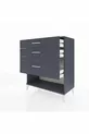Commode Hyperion 3 tiroirs Anthracite-Anthracite