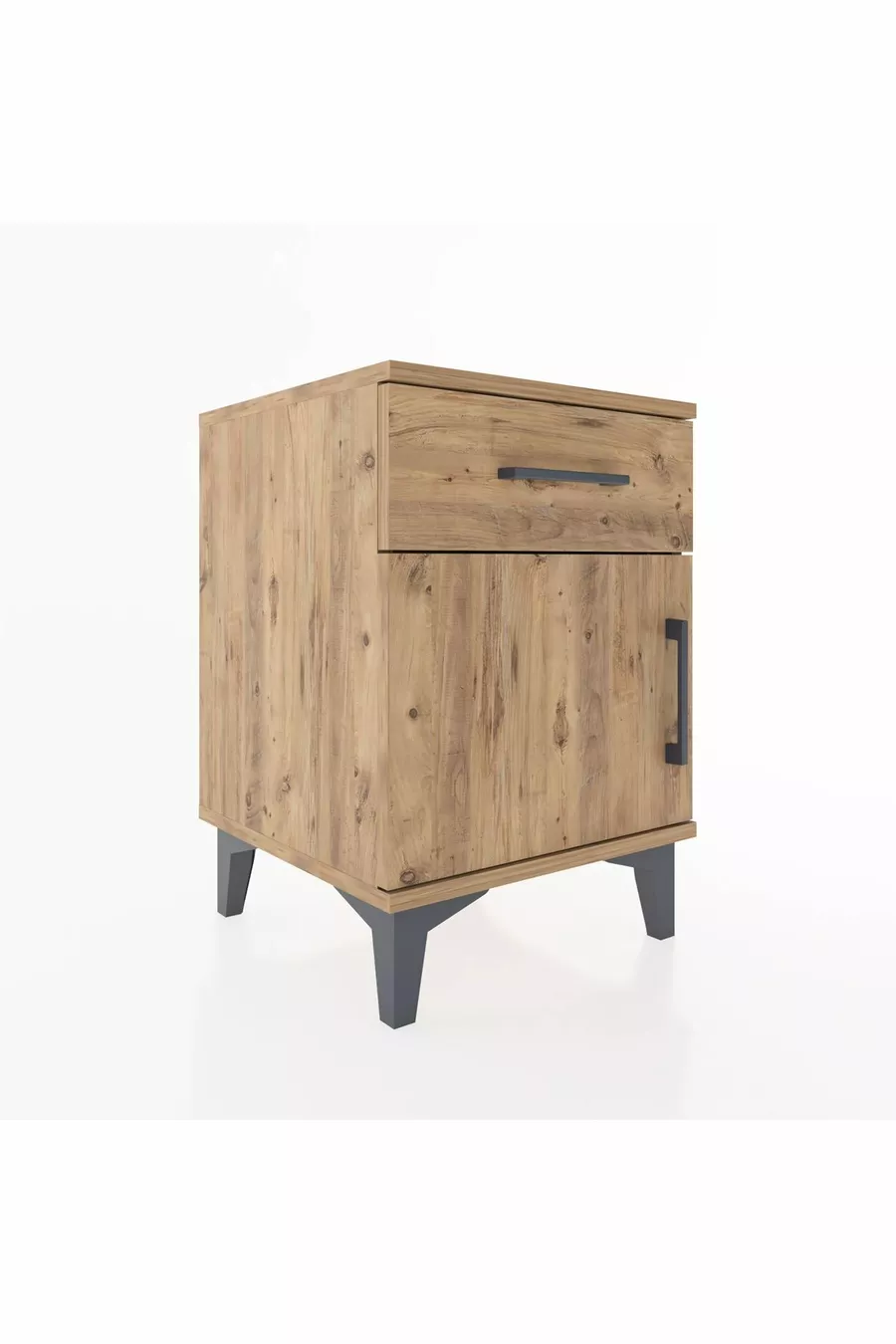 Commode Hyperion à un tiroir et une porte, Pin-Pin