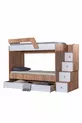 Lits superposés, Lit superposé triple avec échelle + 3 matelas confort