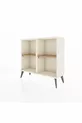 Commode Arges à 2 étagères Pierre de lune-Pierre de lune/Pin