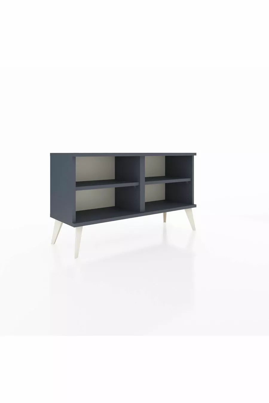 Commode Arges 2 étagères Anthracite-Anthracite