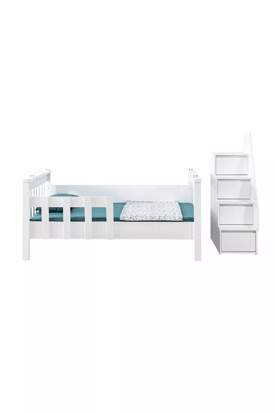 Lit superposé, Ranza Diva MDF Profil Séparable - Blanc
