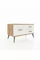 Commode Hyperion 3 tiroirs Pin-Pin/Marbre