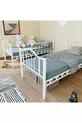 Lit superposé en métal pour chambre d'enfant Bella, dimensions de matelas