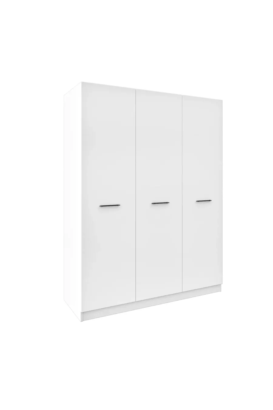 Buffet-armoire à 3 portes avec base et 9 compartiments en MDF % Armoire entièrement en MDF