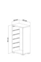 Armoire à jouets pour enfants polyvalente