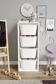 % MDF - Grand Armoire de Jouets Mono 4 avec 4 Grands Paniers