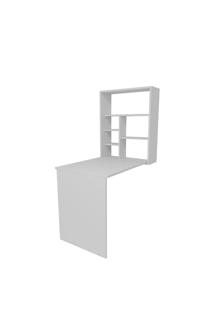 Table de manucure et pédicure avec étagères en cèdre, blanc - Cèdre