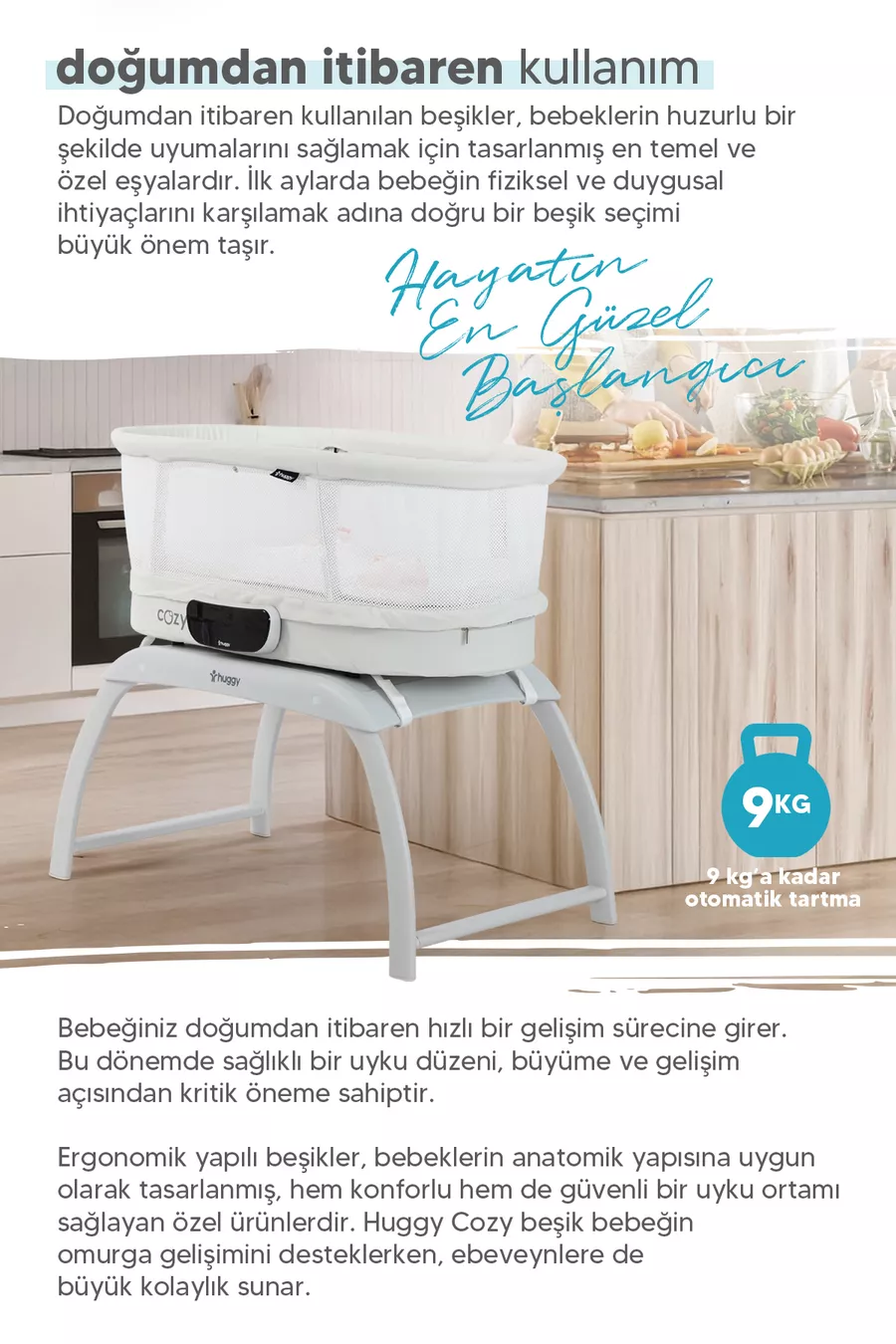 Berceau automatique à balancement 4 en 1 confortable avec Bluetooth, musique et télécommande – Portable