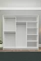 Armoire coulissante blanche 