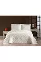 Housse de lit scandinave Jasmin 3 pièces pour lit double crème