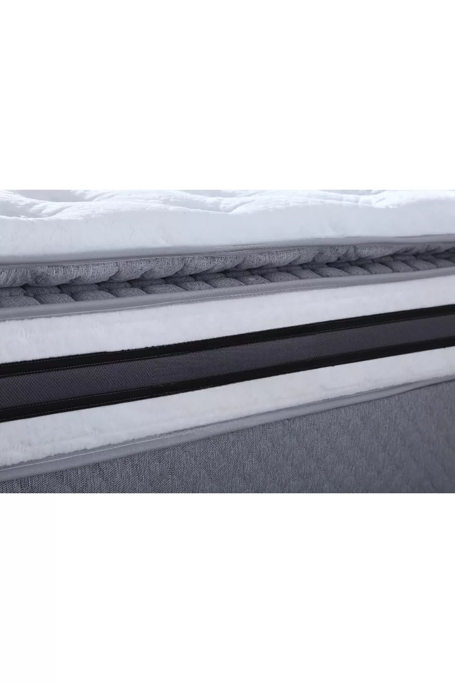 Matelas Şehrazat Ultra Orthopédique à Ressorts avec Poche et Garnissage en Plume de Lapin ( cm)