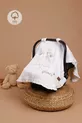 Couverture de poussette en piqué brodée avec prénom, couverture de poussette pour bébé à volants