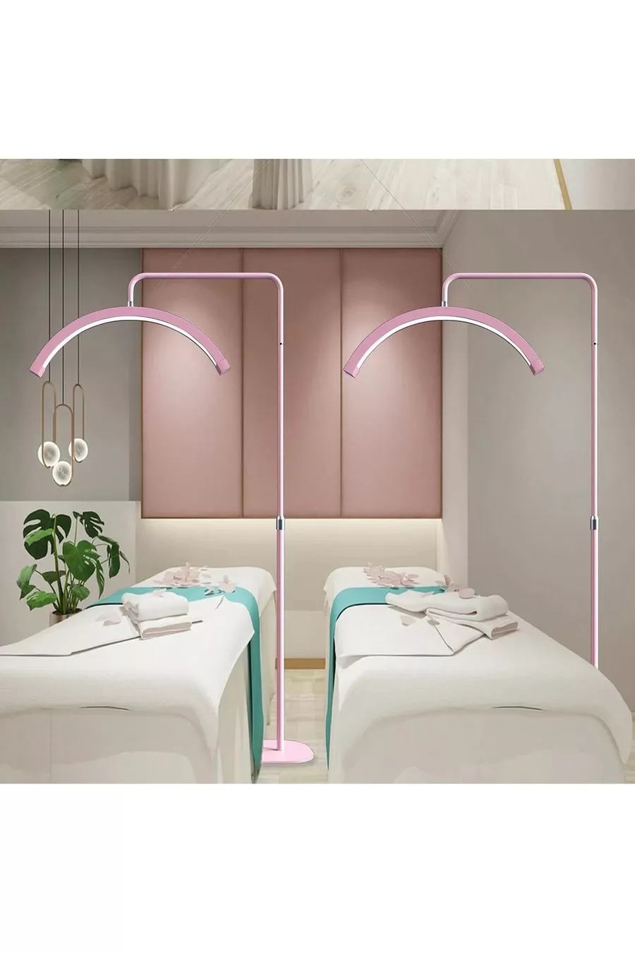 Lampe Lune Lumière Professionnelle Maquillage Clinique Lumière Tissu Cils Esthéticienne Tatouage Lumière  Pouces ROSE
